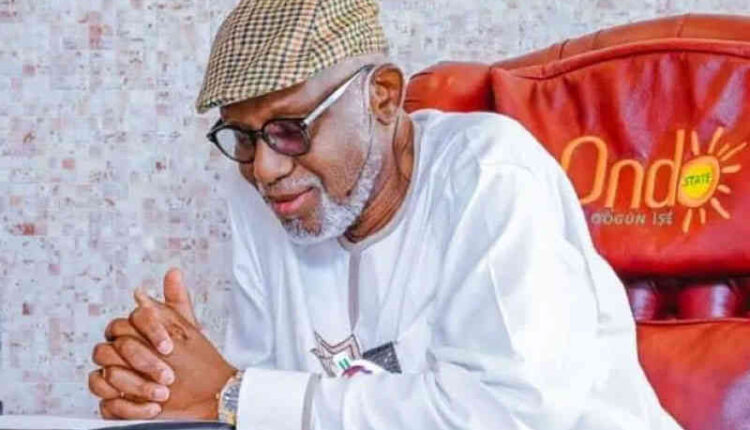 Ondo State Governor, Governor Rotimi Akeredolu