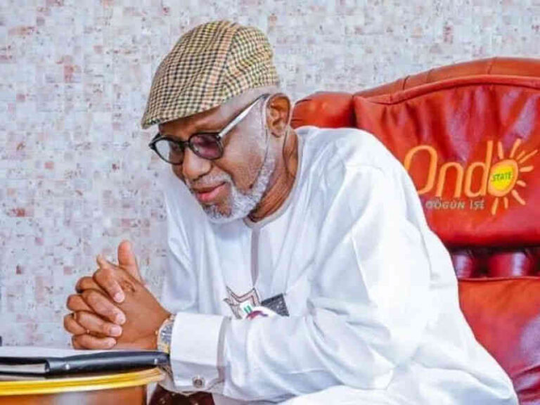 Ondo State Governor, Governor Rotimi Akeredolu