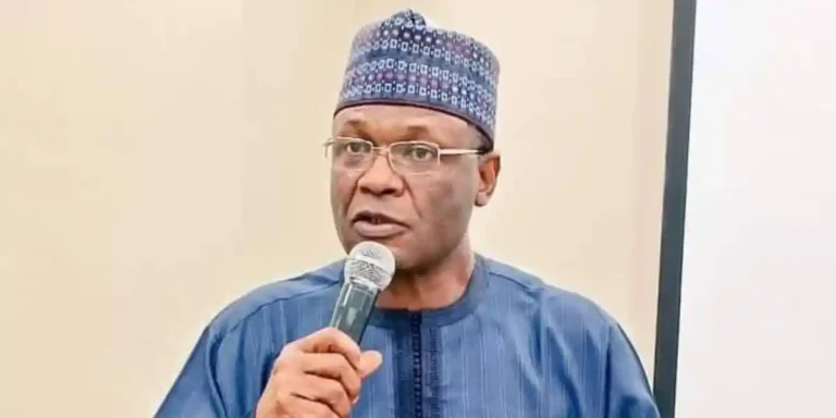 Photo of INEC Chairman, Professor Mahmood Yakubu