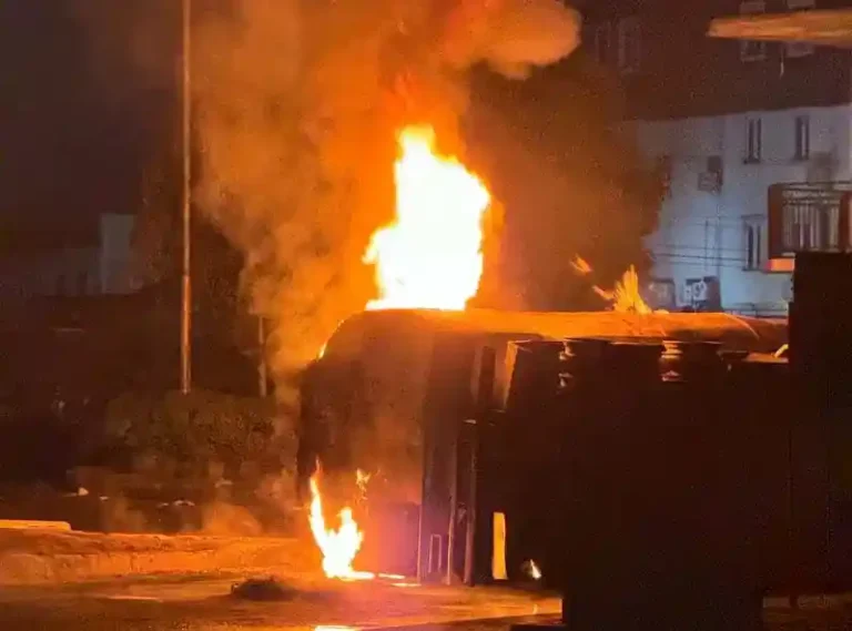 Two feared dead, banks burnt in Delta tanker explosion