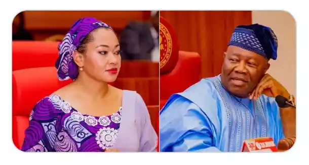 BREAKING NEWS: senate president Akpabio orders Senator Natasha out of Senate Chamber