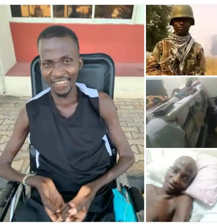 Injured Nigerian Soldier Abandoned in Kaduna Hospital Since 2020, Appeals for Help