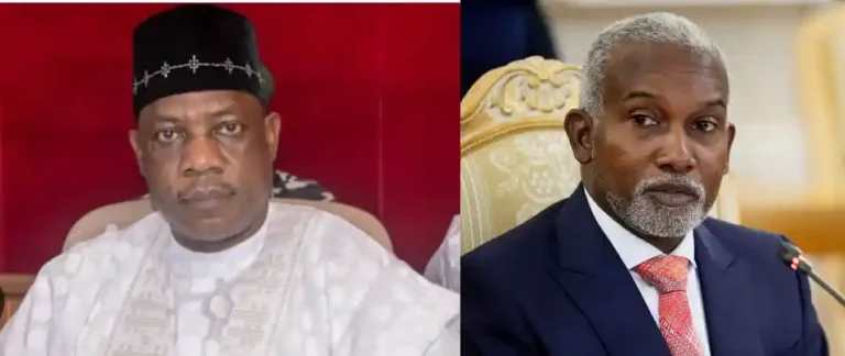 Bauchi Deputy Governor Auwal Jatau and Foreign Affairs Minister Yusuf Maitama Tuggar