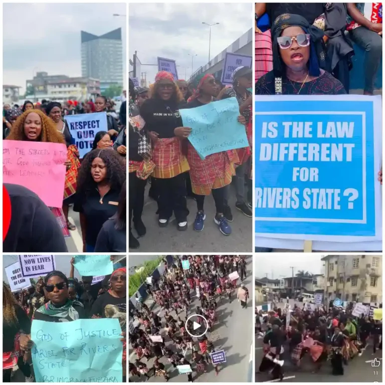 Pharaoh, Let My People Go!" – Thousands of Rivers Women Lead Mass Protest Against Emergency Rule