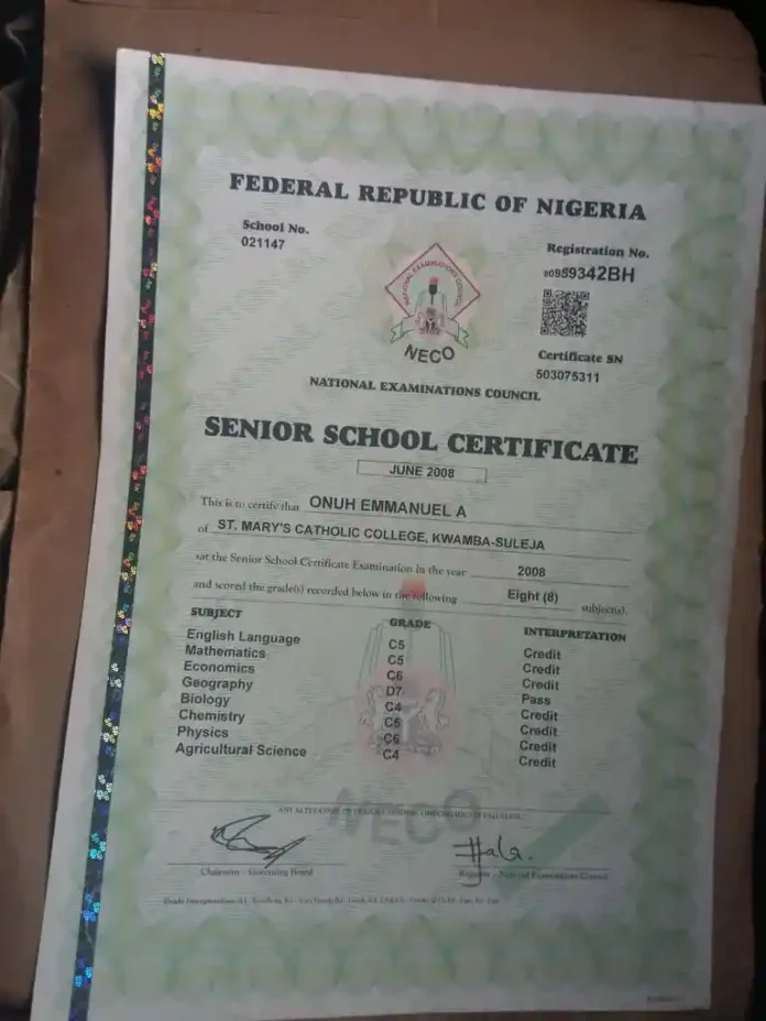 How to Get Your NECO Original Certificate in 2025 – Full Step-by-Step Guide