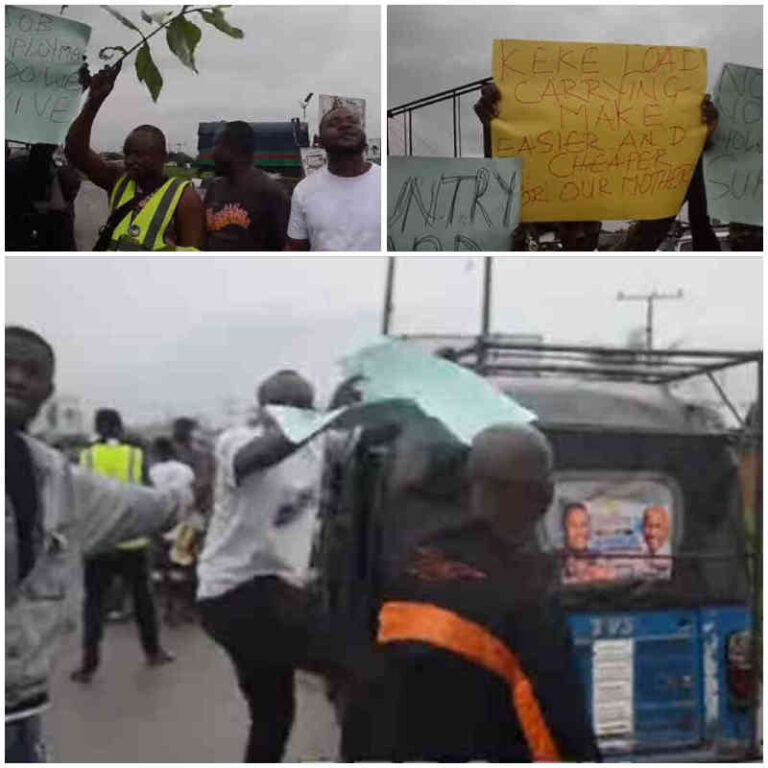 Thousands Stranded, Economy Stalls as Sapele Keke Riders Protest Ban on Curtains, Attachments